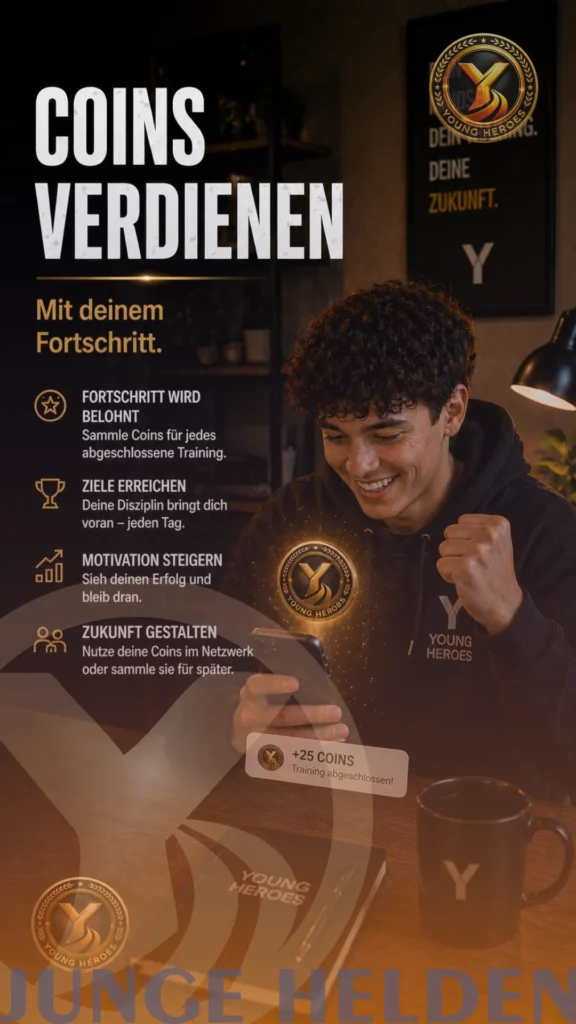 Mentaltraining Zukunftschancen fuer Jugendliche und Erwachsene in der Junge Helden App zur Staerkung von Resilienz, Selbstbewusstsein, mentaler Fitness, Fokus und persoenlicher Entwicklung